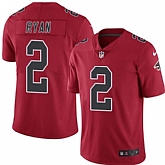 Nike Men & Women & Youth Falcons 2 Matt Ryan Red Color Rush Limited Jersey,baseball caps,new era cap wholesale,wholesale hats